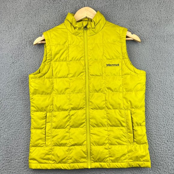 MARMOT Girls L Quilted Insulated Puffer Vest Outerwear-Near Mint